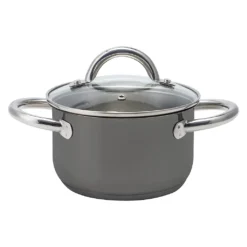 ECHTWERK Kochtopf-Set 8tlg Aus Edelstahl, , Farbe:Schwarz -Küchenbedarf Laden 009d2687f75710216c64249fe51a7de4