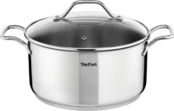 Tefal Intuition Topfset 7-teilig - Kochtöpfe 16 (1,3 L) + 20 (2,9 L) + 24 (4,9 L) Cm Mit Glasdecke, A702A8 -Küchenbedarf Laden 01e01c9eddde1d2c2f5bc7def159e954