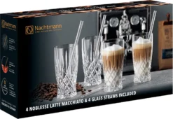 Nachtmann Latte Macchiato Set/4 + 4 Glastrinkhalme 7604/8tlg. Noblesse 104671 5 Nachtmann Latte Macchiato Set/4 + 4 Glastrinkhalme 7604/8tlg. Noblesse 104671 -Küchenbedarf Laden 027cbf199245373506f099df1d9a2cd8