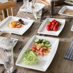 MALACASA 32 Tlg. Kombiservice, Serie BLANCE Cremeweiß Porzellan Geschirrset Mit Servierplatte 4 MALACASA 32 Tlg. Kombiservice, Serie BLANCE Cremeweiß Porzellan Geschirrset Mit Servierplatte -Küchenbedarf Laden 02b9b6da6e3b220c751bc26e9c5399fd