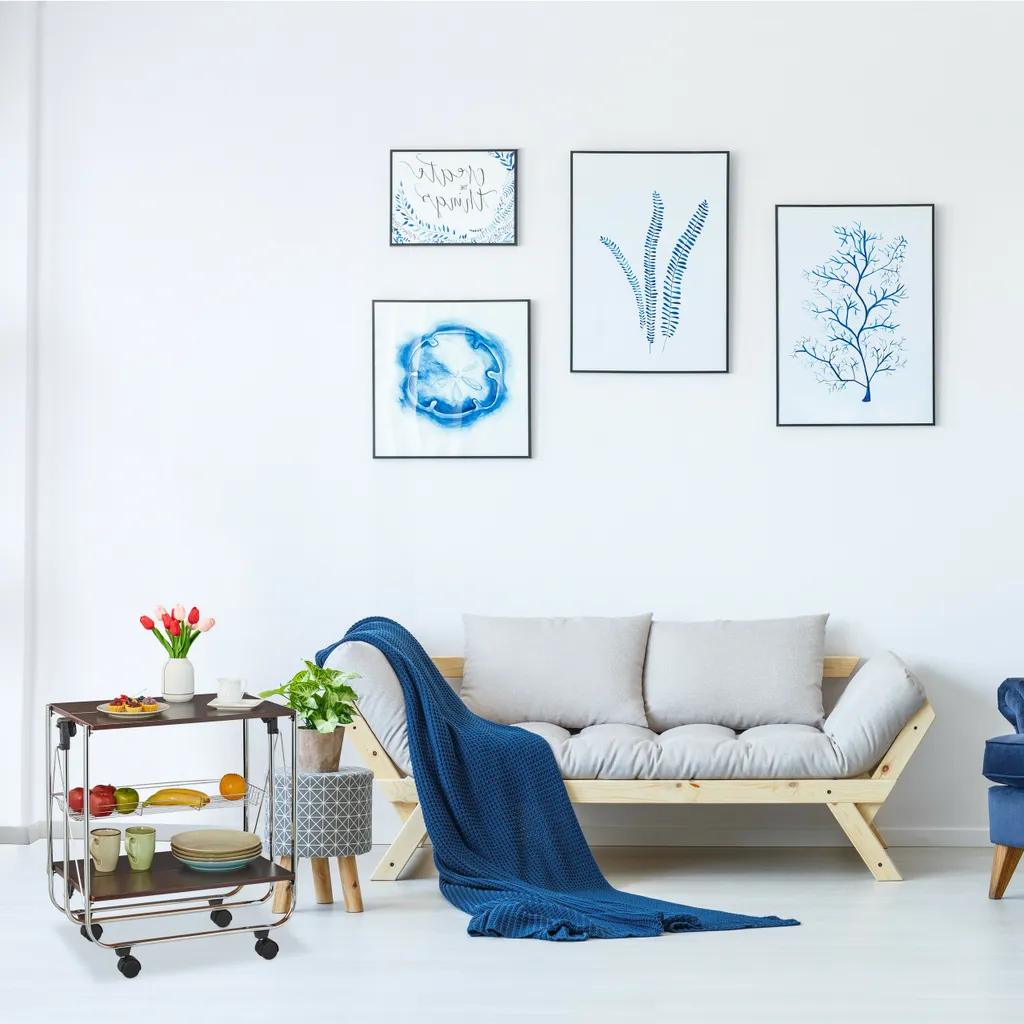 relaxdays Klappbarer Servierwagen Relaxdays Klappbarer Servierwagen -Küchenbedarf Laden 0303c71ca9012341c1f7013990948246