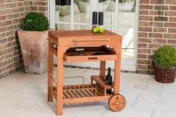 Merxx Servierwagen, Eukalyptusholz Geölt/natur - Maße: 50 X 70 X 84; 25906-011 -Küchenbedarf Laden 04eab776b4cfd076d969e80292ae604a