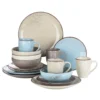 Vancasso Navia Nature 16 Teilig Kombiservice, Geschirrset Aus Steingut In 4 Farbkombi (Erdfarben, Hellblau, Cremefarben, Beige), Vintage Design -Küchenbedarf Laden 05ee4b2a5bb8bdc67785833306be1c00