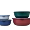 Mepal - Cirqula Vorratsdose Multi Schüssel & Schalen 4-teiliges Set Rund - Aufbewahrungsbox & Frischhaltedosen - 350, 750, 1250, & 2250 Ml - Sortiert -Küchenbedarf Laden 091fb8410f52a3b009974df23ce9edd8