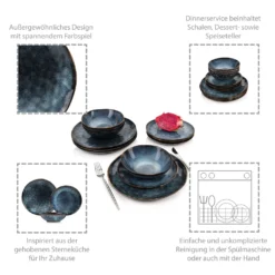 Sänger SÄNGER Steingut Geschirrset Tokio, Tafelservice 12 Teilig Für 4 Personen 7 Sänger SÄNGER Steingut Geschirrset Tokio, Tafelservice 12 Teilig Für 4 Personen -Küchenbedarf Laden 09f6ce02442b991d537cf10912f442f2