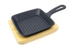 Küchenprofi BBQ Servierpfanne + Holzbrett 23 Cm Gusseisen Grillpfanne -Küchenbedarf Laden 0ab206e36a3aace9b82b592dff54feef