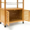 Relaxdays Küchenrollwagen JAMES XL Mit Schrankfach -Küchenbedarf Laden 0b43e74daa1b73224c4fd264b08cff68