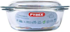 Pyrex ESSENTIAL Kasserolle Rund Mit Deckel 1,6 + 0,5l -Küchenbedarf Laden 0b9b4805235bdbff1d16ce13e02895d3