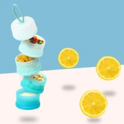 2 Stück Milch Pulver Spender 4 Schicht Tragbare Milchpulver Portionierer Baby Gestapelt Milchkasten Vorratsdosen -Küchenbedarf Laden 0b9cc337a4adfb8ac49a13b6a5c6b3ed