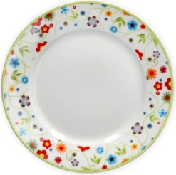 Van Well Frühstücksset 18-tlg. Für 6 Personen Serie Vario Porzellan - Farbe Wählbar, Farbe:flowers -Küchenbedarf Laden 0c02228120aa1107a7408244b45b0cee 1