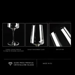 KROSNO Infinity Rotweingläser, 6er-Set, 500 Ml -Küchenbedarf Laden 0e2a0f207d7cb3a443fda89519f55be5