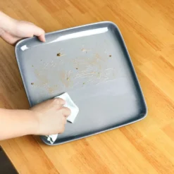 LOVECASA Tafelservice, 4-tlg Set Quadratische Speiseteller Aus Steingut, Flachteller, Frühstücksteller Für 4 Personen, Grau -Küchenbedarf Laden 0f9cb5272b6f5451c72fd74912058fab