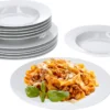 Van Well Trend 12-tlg. Tafelservice Weiß Für 6 Personen, Speiseteller + Suppenteller -Küchenbedarf Laden 11b0daf8f8c755667c99237b8691d697