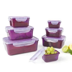 GOURMETmaxx Frischhaltedosen Klick-it 28-tlg. In Lila Frischhaltedosen Set Klick-It Gefrierdosen Lunchbox Brotdose 14 Stück Lila 5 GOURMETmaxx Frischhaltedosen Klick-it 28-tlg. In Lila Frischhaltedosen Set Klick-It Gefrierdosen Lunchbox Brotdose 14 Stück Lila -Küchenbedarf Laden 13917315d1f42ec848e51c4e82796dad 1