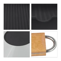 Relaxdays Grillpfanne Mit Holzgriff 9 Relaxdays Grillpfanne Mit Holzgriff -Küchenbedarf Laden 13d548775d584552cfb262873d6de42c