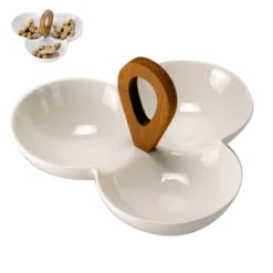 Snackschale "Trio" Mit Holzgriff