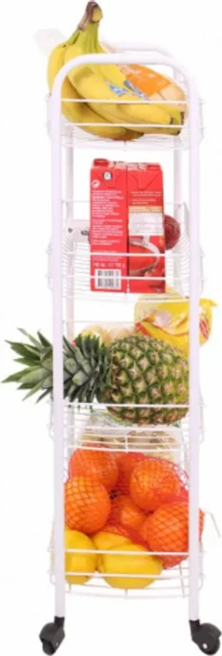 Metaltex Servierwagen Mit 4 Körben Pisa Weiß -Küchenbedarf Laden 16236f0477f1d520057d0a4ff8be8438