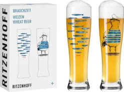 Brauchzeit Weizenbierglas-Set #13, #14 Von Daniela Garreton -Küchenbedarf Laden 162516722b6a05d17bb7dd97a3c06fb8