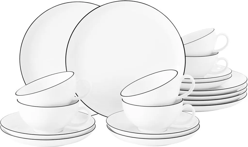 Seltmann Weiden Teeservice Lido schwarz mit Farbrand zeitlos Seltmann Weiden Teeservice Lido Schwarz Mit Farbrand Zeitlos -Küchenbedarf Laden 167a74609e1a529839f3558088599209