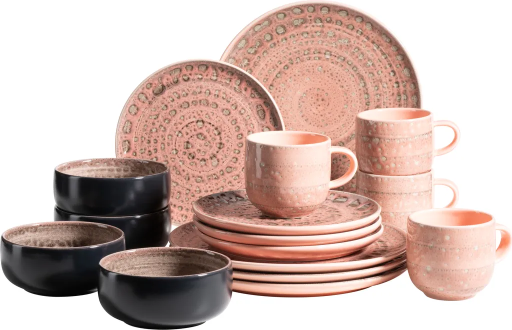 Mäser 931743 Kombiservice Spicy Market für 4 Personen, Steingut, rosa (1 Set, 16-teilig) Mäser 931743 Kombiservice Spicy Market Für 4 Personen, Steingut, Rosa (1 Set, 16-teilig) -Küchenbedarf Laden 17e6ce2da9572960f71611775c438680