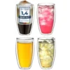Creano Doppelwandiges Thermoglas 400ml „DG-SH“, Großes Doppelwandglas Aus Borosilikatglas, Doppelwandige Kaffeegläser, Teegläser, Latte Gläser 4er Set -Küchenbedarf Laden 1919c7fa471ea531d22aa23175afb3ed