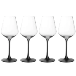 Villeroy & Boch Rotweinkelch, Manufacture Rock Klar,schwarz, 4 Tlg. -Küchenbedarf Laden 19c57b41fcc1f0b897514df30576736a