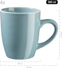 Mäser 931770 Kombiservice Elissa Für 6 Personen, Steinzeug, Türkis (1 Set, 24-teilig) -Küchenbedarf Laden 1b55897a88358f64341e3ceb9866d575