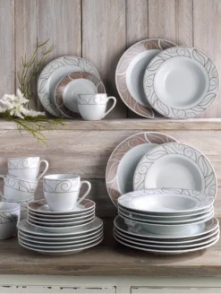 WELLCO Tafelset Grenoble Porzellan 12teilig -Küchenbedarf Laden 1b7b726a52d8e8affe080fe98c4ad2c7