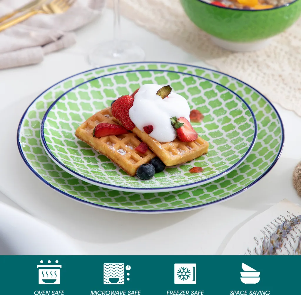 vancasso Macaron Porzellan Kombiservice, 16 teilig Geschirrset, mit je 4 Speiseteller, Dessertteller, Müslischalen und Kaffeebecher für 4 Personen Vancasso Macaron Porzellan Kombiservice, 16 Teilig Geschirrset, Mit Je 4 Speiseteller, Dessertteller, Müslischalen Und Kaffeebecher Für 4 Personen -Küchenbedarf Laden 1b9d968369a31bbcd6d35466c116bee0