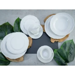 CreaTable 16135 Kombiservice Maria Theresia Für 6 Personen, Porzellan, Weiß (1 Set, 30-teilig) -Küchenbedarf Laden 1c837b4de0ebb5491422423280bdcc2d