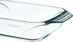 Pyrex 407B000 Bräter Rechteckig 31x20x6,2cm, Klar -Küchenbedarf Laden 1f5313db80e7c70bf1147c27ce3351d2