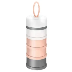 4 Schichten Tragbarer Milchpulverbehälter, Kann Gestapelt Werden, Babynahrungsbehälter Für Pulver 480 Ml