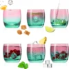 Trinkgläser Rosa-Türkis Aus Glas Bunt Set 6 Stück 200ml (max.320ml) Wassergläser 1 Trinkgläser Rosa-Türkis Aus Glas Bunt Set 6 Stück 200ml (max.320ml) Wassergläser -Küchenbedarf Laden 2199212f8ffff61ed6b0ab4b88d41118