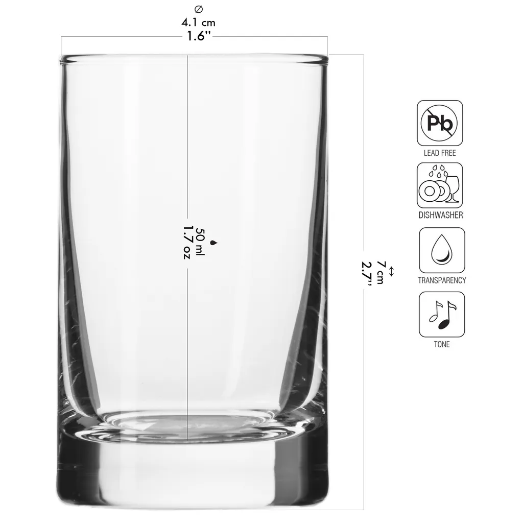 KROSNO Shot Vodkagläser, 6er-Set, 50 ml KROSNO Shot Vodkagläser, 6er-Set, 50 Ml -Küchenbedarf Laden 21c3fc3bd27a817139807c3be7184ee6