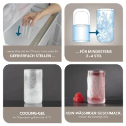 GOURMETmaxx Glas Selbstkühlend - 2er-Set Je 280 Ml 4 GOURMETmaxx Glas Selbstkühlend - 2er-Set Je 280 Ml -Küchenbedarf Laden 22453f55841d5419ec016bed47ddf389