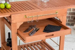 Merxx Servierwagen, Eukalyptusholz Geölt/natur - Maße: 50 X 70 X 84; 25906-011 -Küchenbedarf Laden 22f88b3c3d042e4ec5bab9ad98ec0190