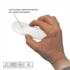 100 Schnapsgläser Aus Plastik, 4 Cl, Transparent, Mehrweg Shot Becher -Küchenbedarf Laden 23036cab2602e5ef603f12d70021eab5