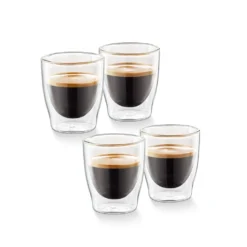 Tchibo 4er Espresso Gläser, Doppelwandig, Modernes Design, Heiß Und Kalt 3 Tchibo 4er Espresso Gläser, Doppelwandig, Modernes Design, Heiß Und Kalt -Küchenbedarf Laden 231bf2f96564f4b9afd1c6097675819c