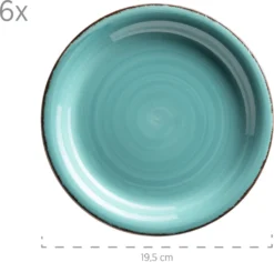 Mäser 931614 Kombiservice Lumaca Für 6 Personen, Steingut, Türkis (1 Set, 30-teilig) 7 Mäser 931614 Kombiservice Lumaca Für 6 Personen, Steingut, Türkis (1 Set, 30-teilig) -Küchenbedarf Laden 235468250e916c468cfb5c1e0f677d45