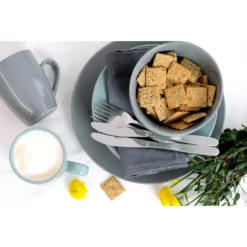 Mäser 931914 Kombiservice Pastell Selection Für 4 Personen, Steinzeug, Grau (1 Set, 16-teilig) -Küchenbedarf Laden 23f745cfa695970b7411f7acd69972ec