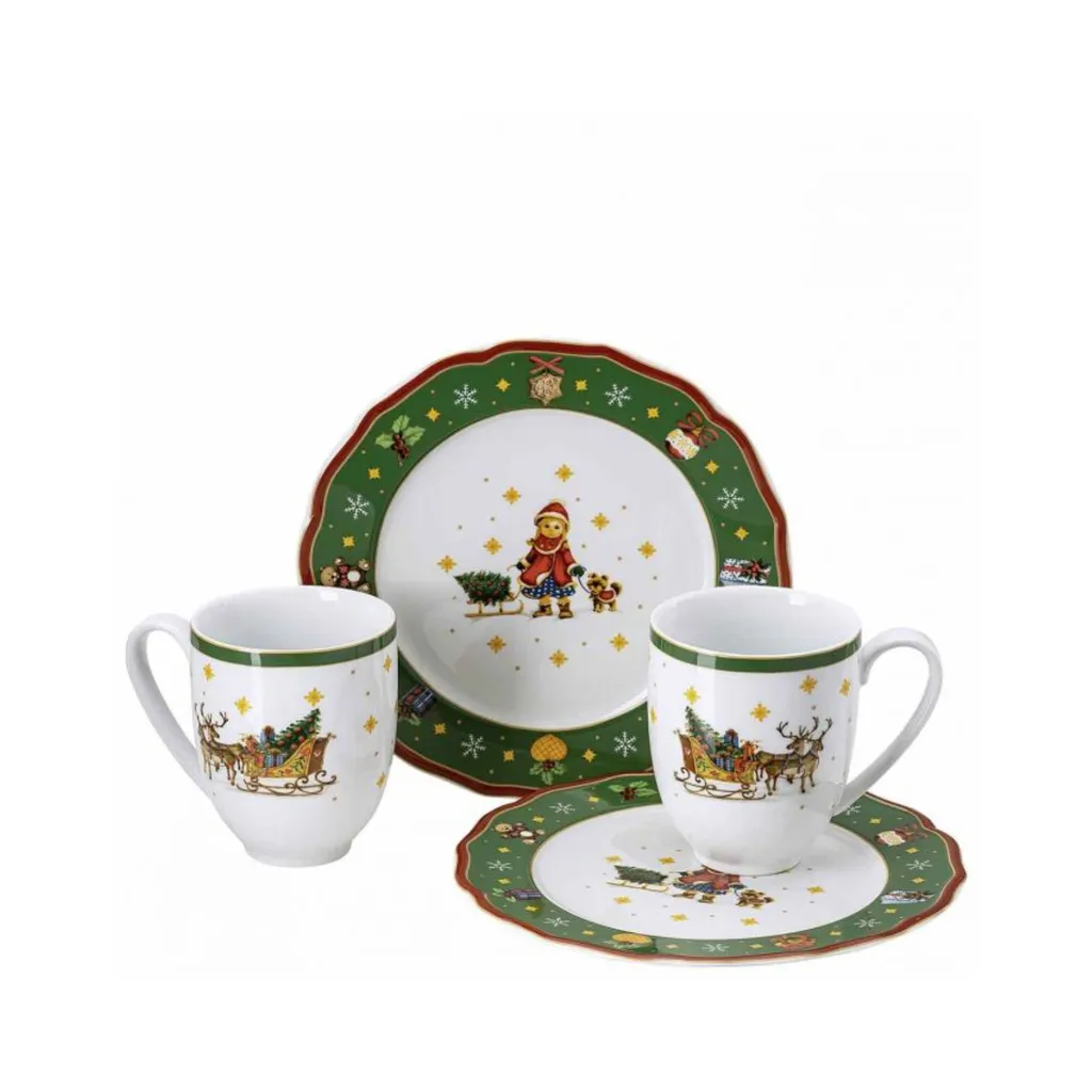 HUTSCHENREUTHER Kaffee-Set 4tlg. Wintertime grün 1 Stck. 701515 (EKB) HUTSCHENREUTHER Kaffee-Set 4tlg. Wintertime Grün 1 Stck. 701515 (EKB) -Küchenbedarf Laden 24570cc2069843ec955bb4d511c3a641