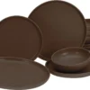 CreaTable, 23659, Serie Uno Braun, Geschirrset, Teller Set 12 Teilig, Farbe:Braun 2 CreaTable, 23659, Serie Uno Braun, Geschirrset, Teller Set 12 Teilig, Farbe:Braun -Küchenbedarf Laden 24d8120118c6586eb2ca23988f7705e1