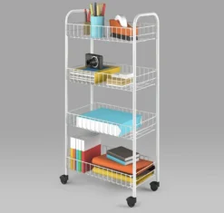 Metaltex Servierwagen Mit 4 Körben Pisa Weiß -Küchenbedarf Laden 259013f7a918e5586bca52b509efc997