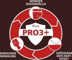 BBQ-Toro Ultimate PRO3+ Pfannen Set, 3-teilig, Gusseisen Bratpfanne, Steakpfanne -Küchenbedarf Laden 25c8b277af33865887046593ca33e0f4