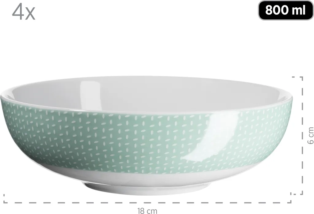 Mäser 931565 Kombiservice Kitchen Time II für 4 Personen, Porzellan, grün (1 Set, 16-teilig) Mäser 931565 Kombiservice Kitchen Time II Für 4 Personen, Porzellan, Grün (1 Set, 16-teilig) -Küchenbedarf Laden 261cd1e2d9e5b86e14e70e7a618b160d