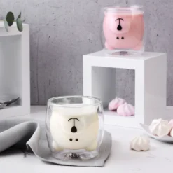 GRÄWE Doppelwandige-Thermogläser, 250ml, 2er Set, Motiv Bär 4 GRÄWE Doppelwandige-Thermogläser, 250ml, 2er Set, Motiv Bär -Küchenbedarf Laden 2707c492bd2a8bcba6047a5d4b864363