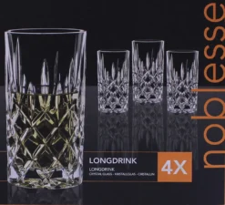 Nachtmann 0089208-0 Noblesse Longdrinkbecher, 375 Ml, 14,8 Cm, Klar (4er Pack) -Küchenbedarf Laden 277c7fb21284a20da440ce35baba68ed