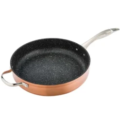 Excellence Sauteuse Ø28 Cm By Kitchen Pro - Schmorpfanne 28cm Mit Deckel, Pfanne, Aus Kupfer Und Rostfreiem Edelstahl, Induktion -Küchenbedarf Laden 285f7e5e46cbf3227e608eab06e231ba