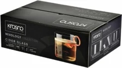 KROSNO Mixology Cidergläser, 6er-Set, 350 Ml -Küchenbedarf Laden 28ccc643a5268e2c9dbbf0da9eb2c672
