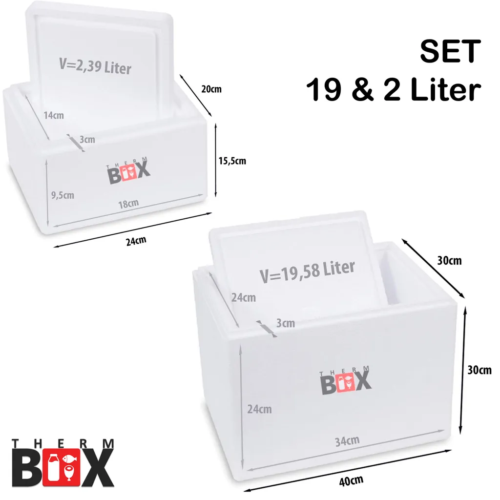 THERM BOX SET 19 & 2 Liter Styroporbox mit Deckel Thermobox für Essen & Getränke - Styropor Kühlbox Warmhaltebox THERM BOX SET 19 & 2 Liter Styroporbox Mit Deckel Thermobox Für Essen & Getränke - Styropor Kühlbox Warmhaltebox -Küchenbedarf Laden 291e16f0048a1ba2b25810cda96b95a4